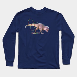 T Rex Hula Hoop Long Sleeve T-Shirt